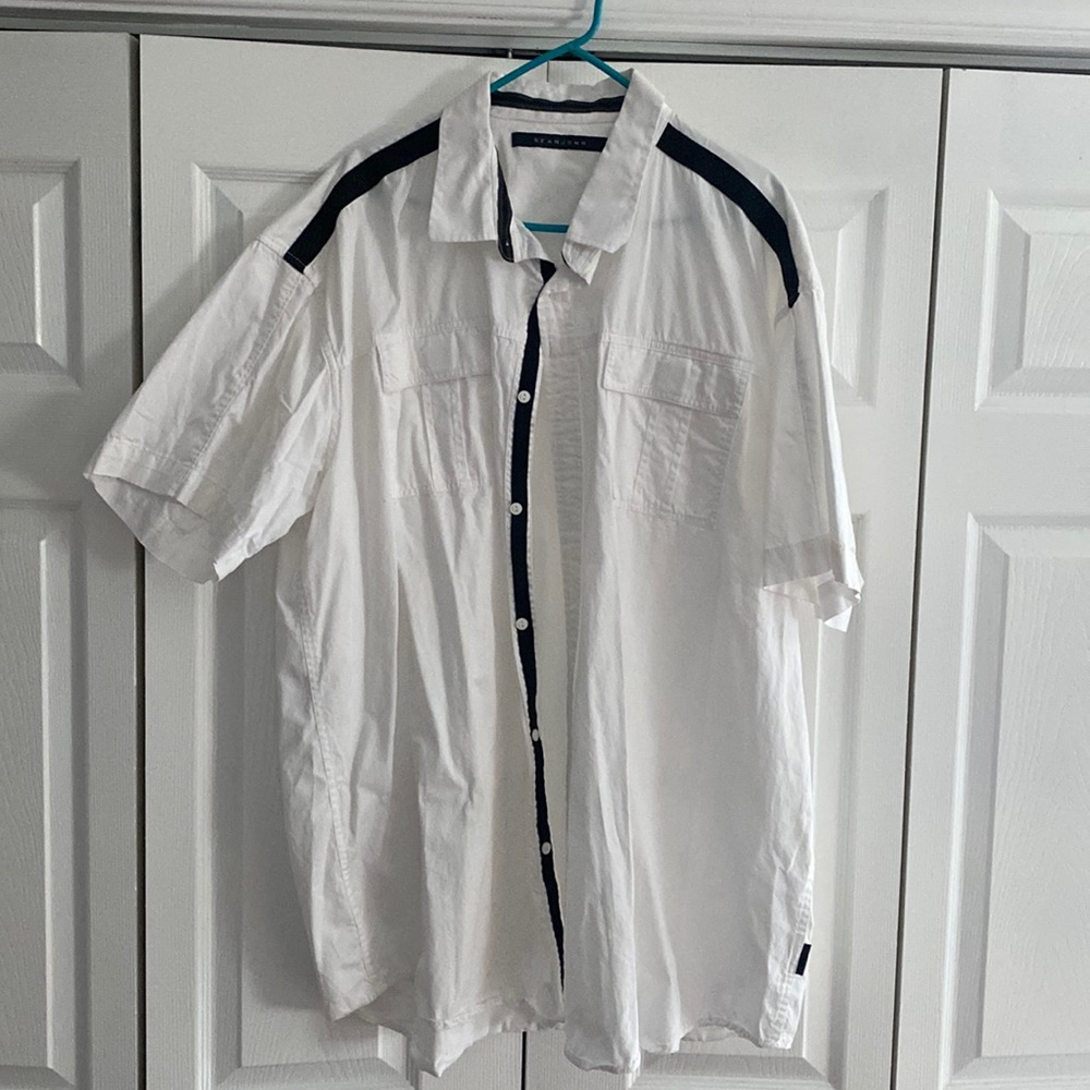 Sean  John brand new white Call it white button up shirt